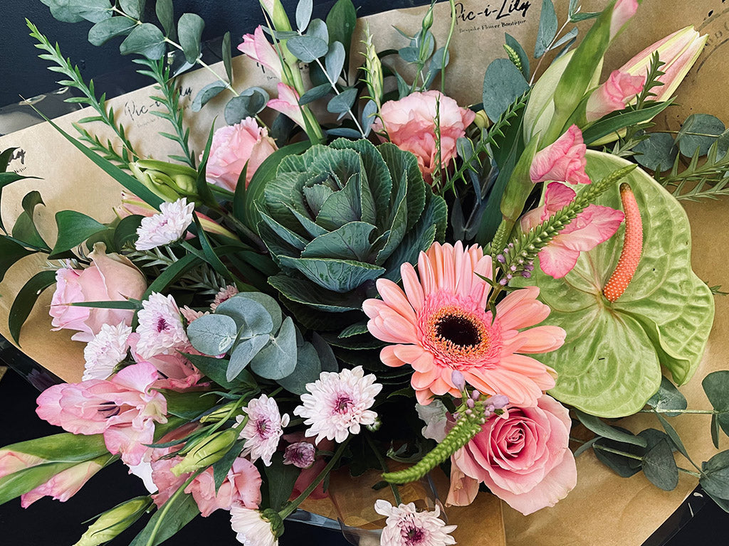 Pink Valentine’s Flower Bunch