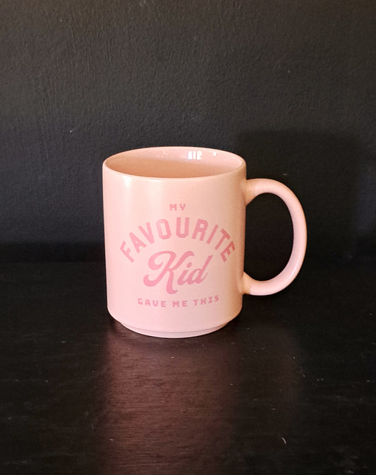 Coffee Mug - Pink Typo