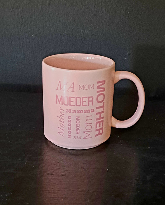 Coffe Mug - Pink Typo