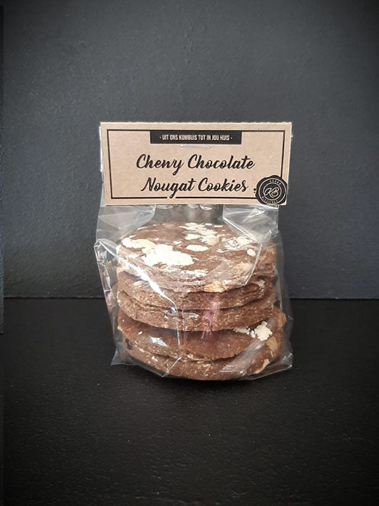 CHEWY CHOCOLATE NOUGAT COOKIES
